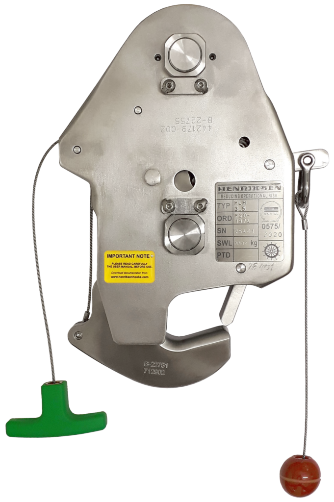 HOOKS Hook Types 9 /Henriksen Liferaft Hooks (HLH) H. Henriksen